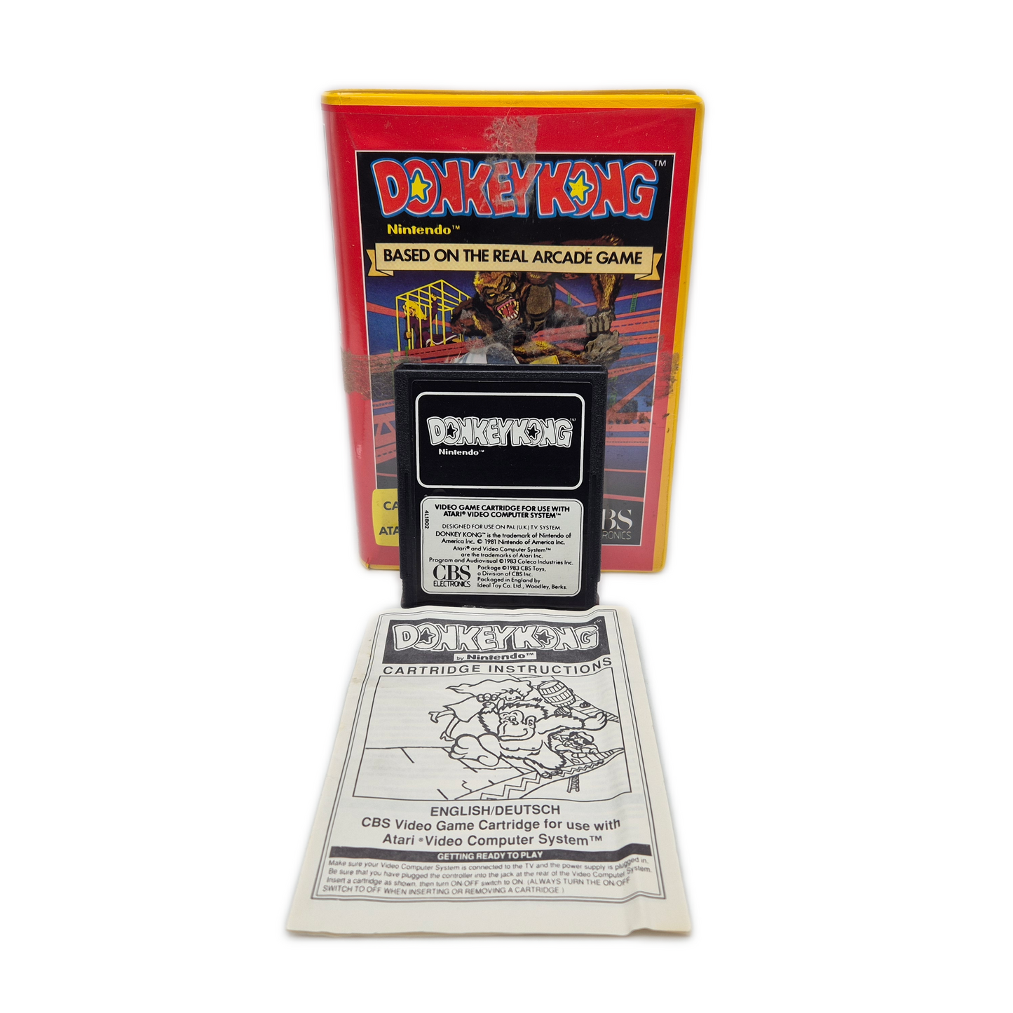 Donkey Kong - Atari 2600 + Anleitung und OVP