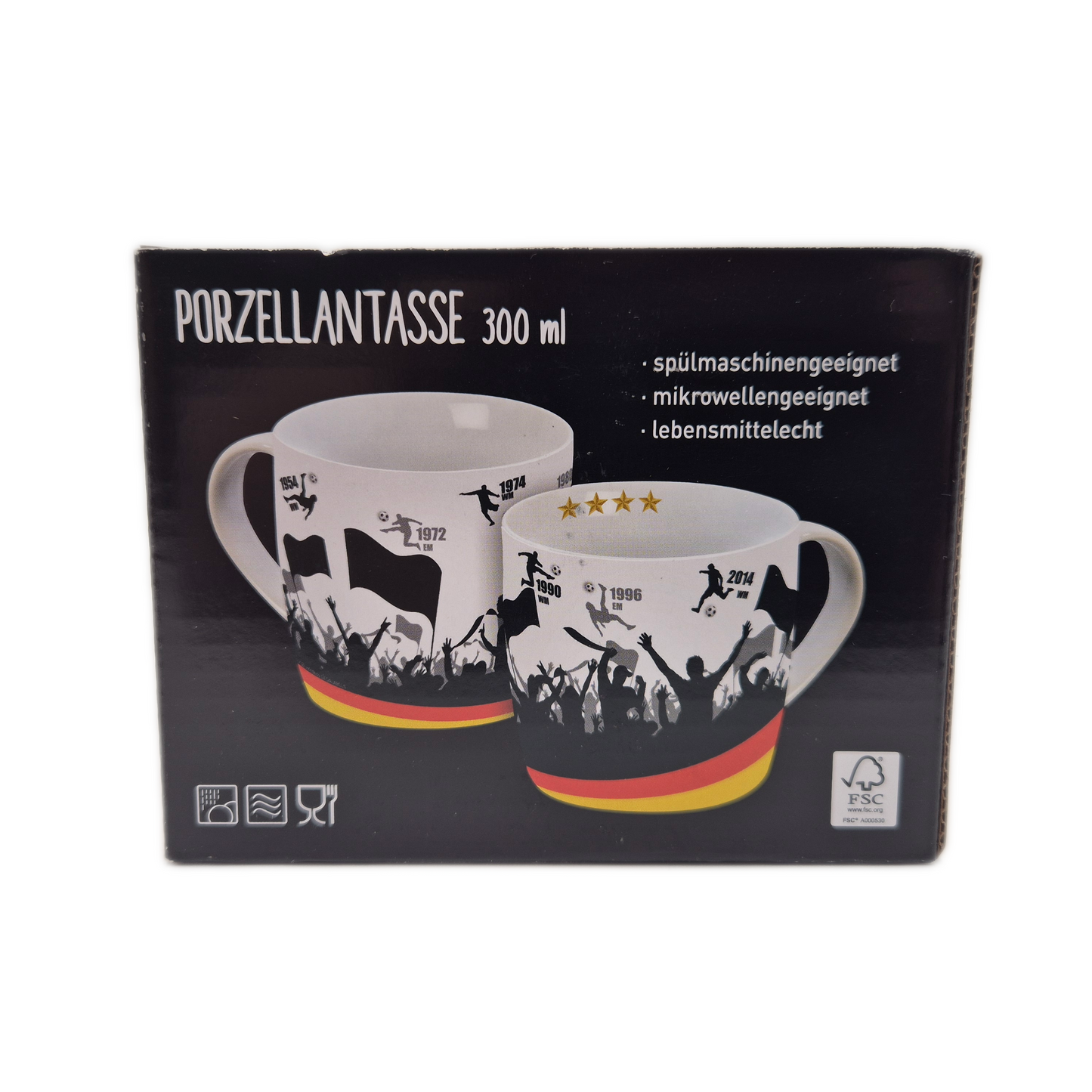 Deutschland WM EM Titel Tasse Porzellantasse 300 ml