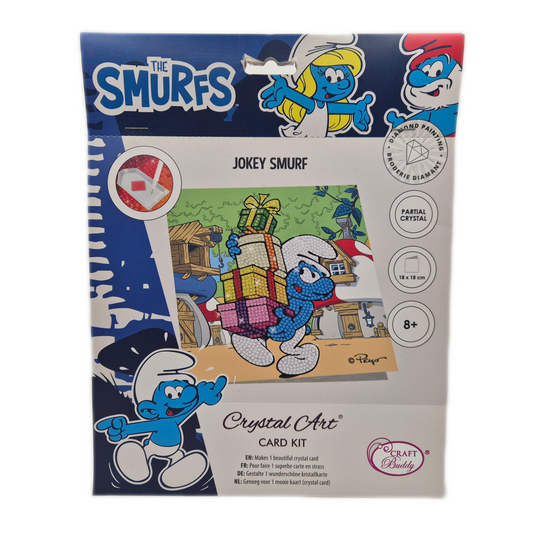 Schlümpfe Jokey Smurf Crystal Art