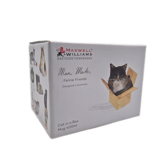 Maxwell & Williams DX1216 Tasse 400 ml FELINE FRIENDS Cat In A Box