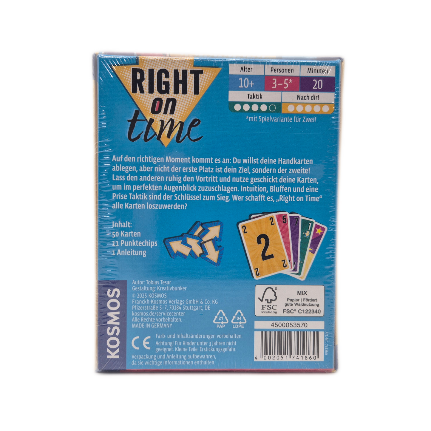 Right on time Kartenspiel - Kosmos