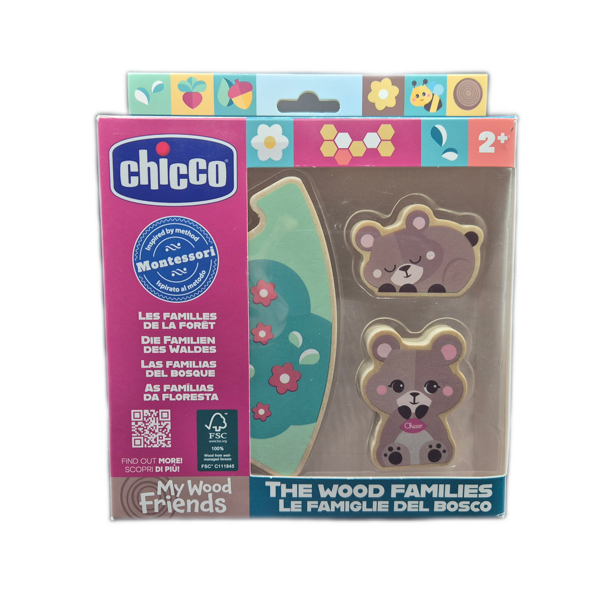 Holzfiguren zum Sammeln Montessori - Chicco