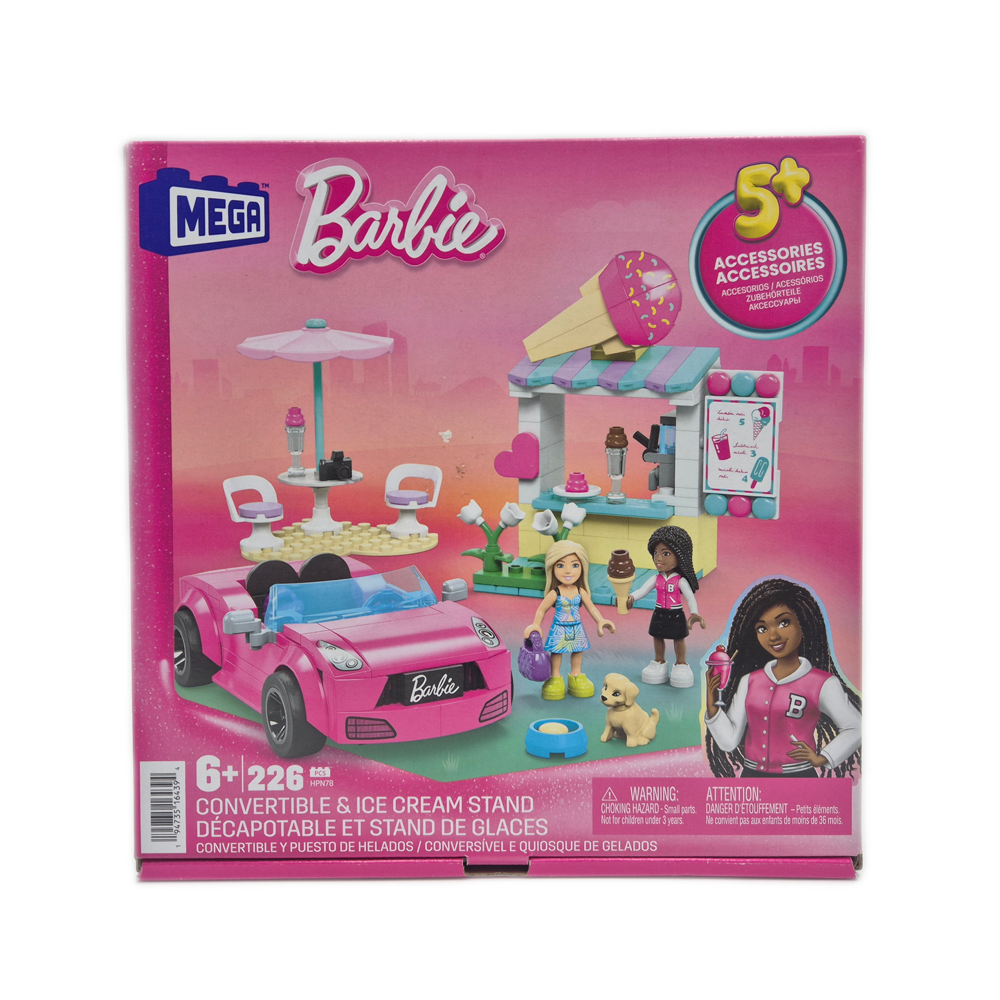 MEGA Barbie Cabrio Eisstand HPN78