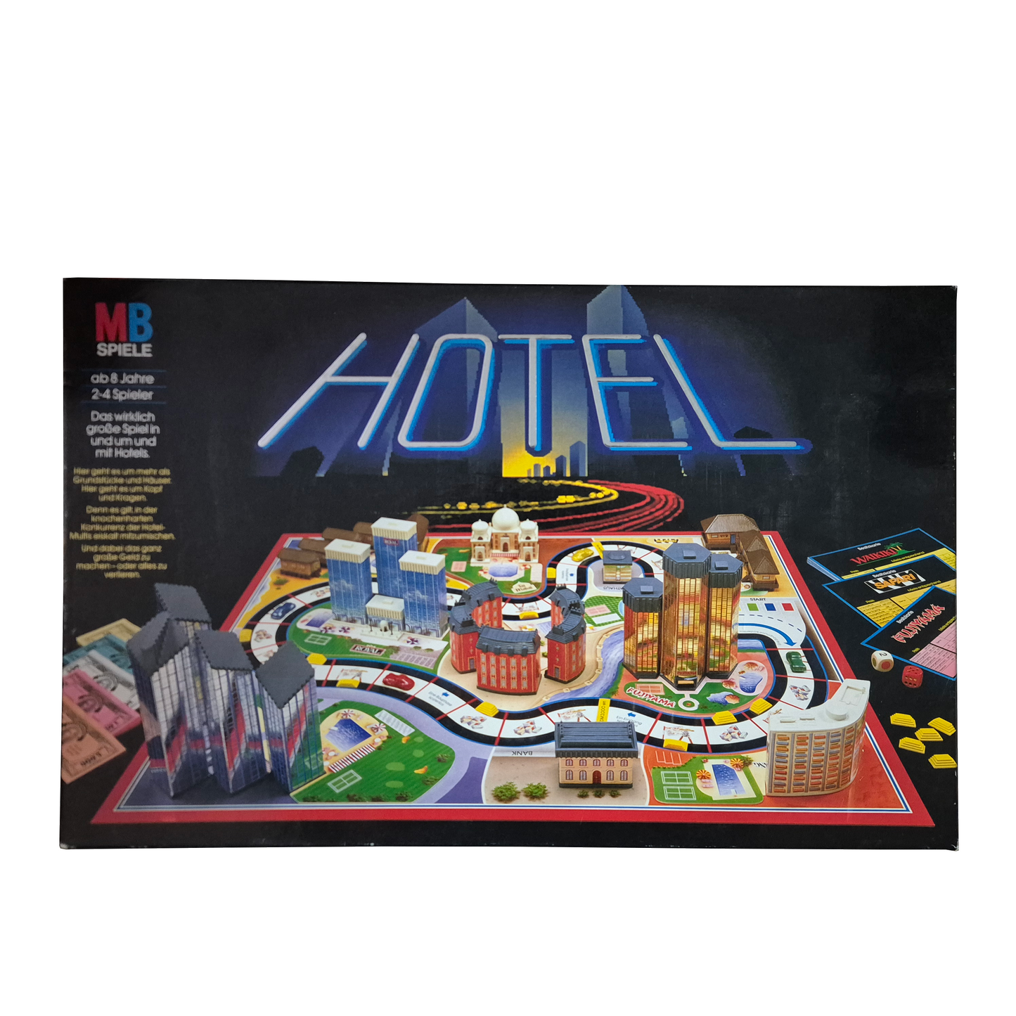 MB Spiele Hotel Brettspiel 1986 (ohne Laternen)