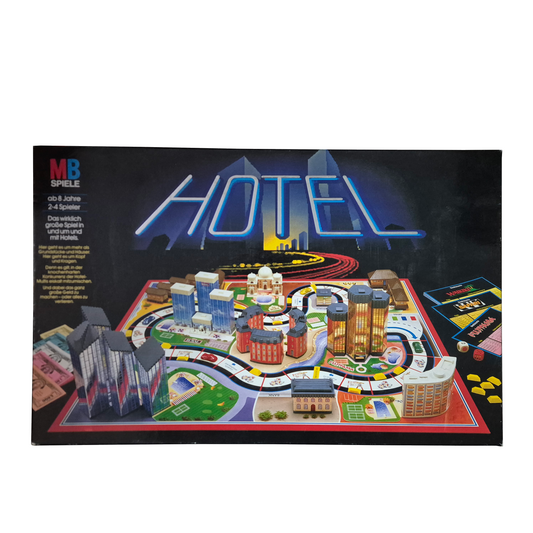 MB Spiele Hotel Brettspiel 1986 (ohne Laternen)