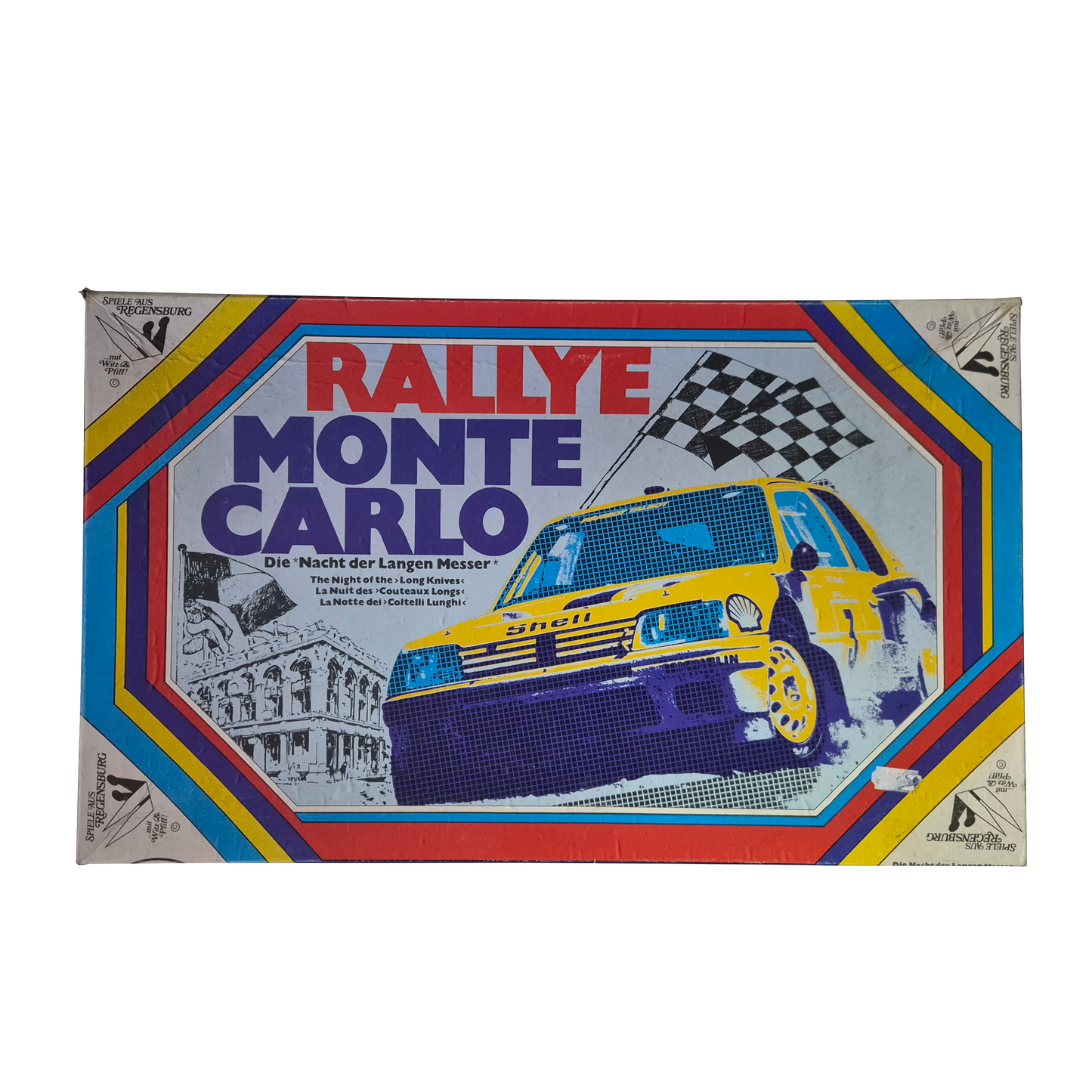 Rallye Monte Carlo Die Nacht der langen Messer Brettspiel Vintage