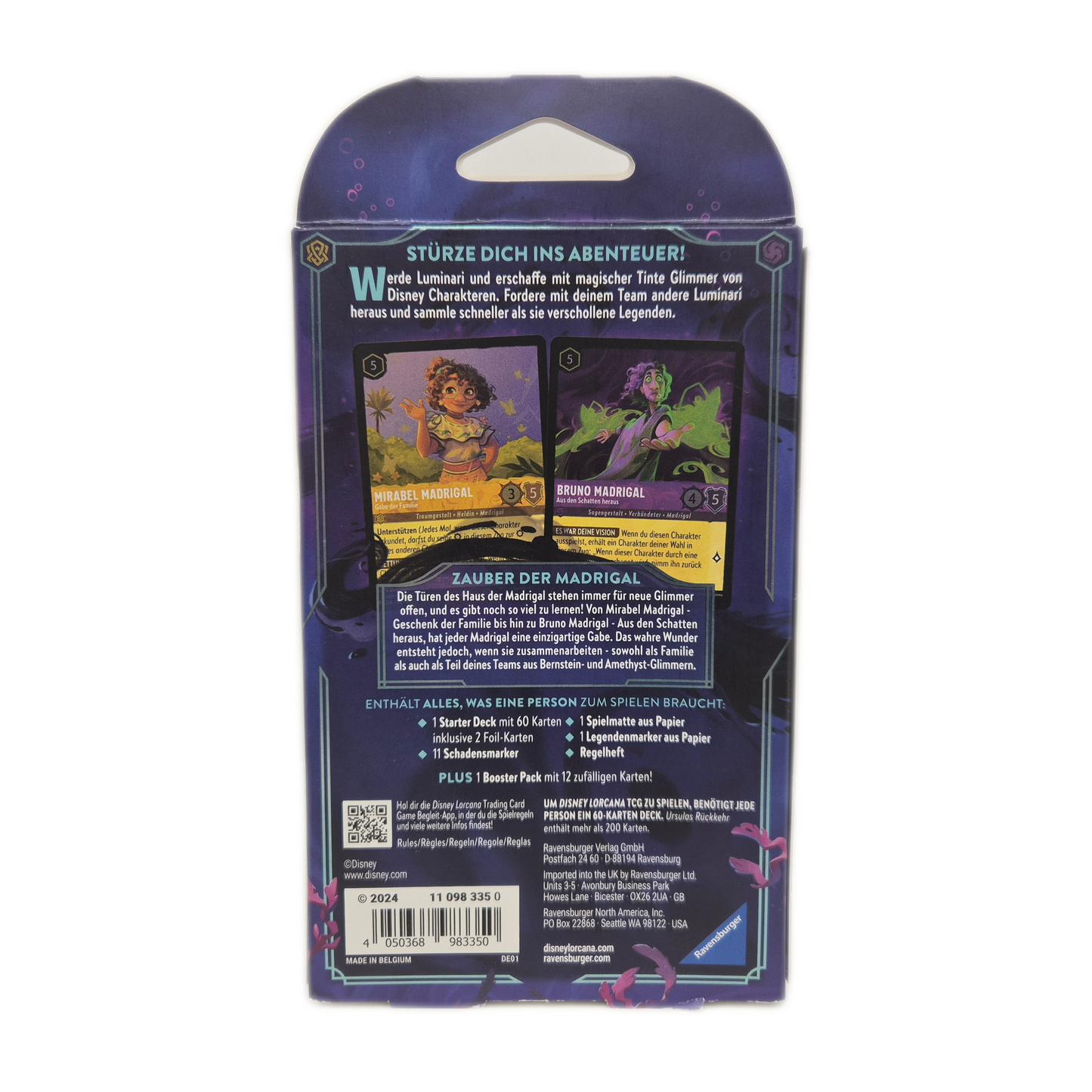 Disney Lorcana - Ursulas Rückkehr - Bernstein & Amethyst - Starter Deck Deutsch