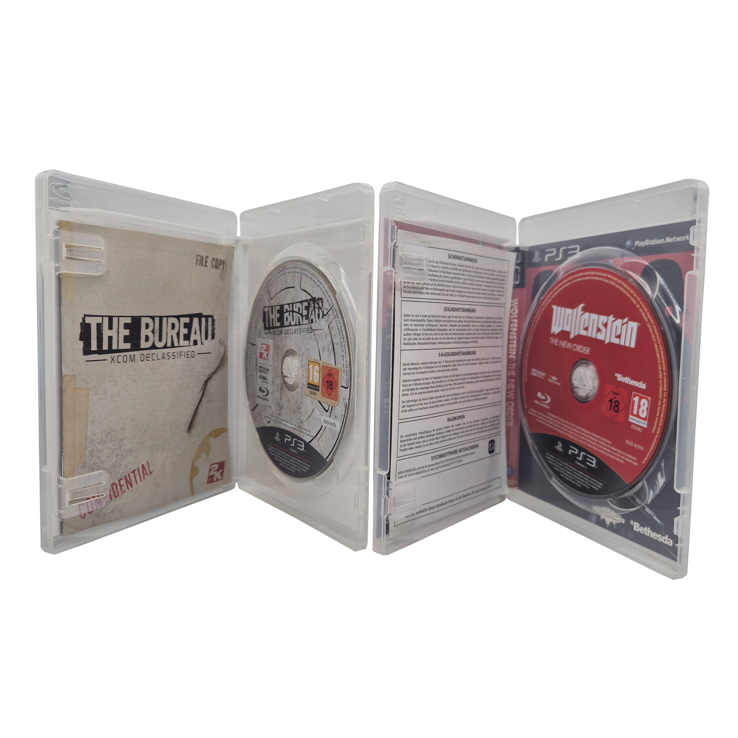 PlayStation 3 Spiele Bundle - Borderlands, Wolfenstein, Red Dead Red. (8 Spiele)