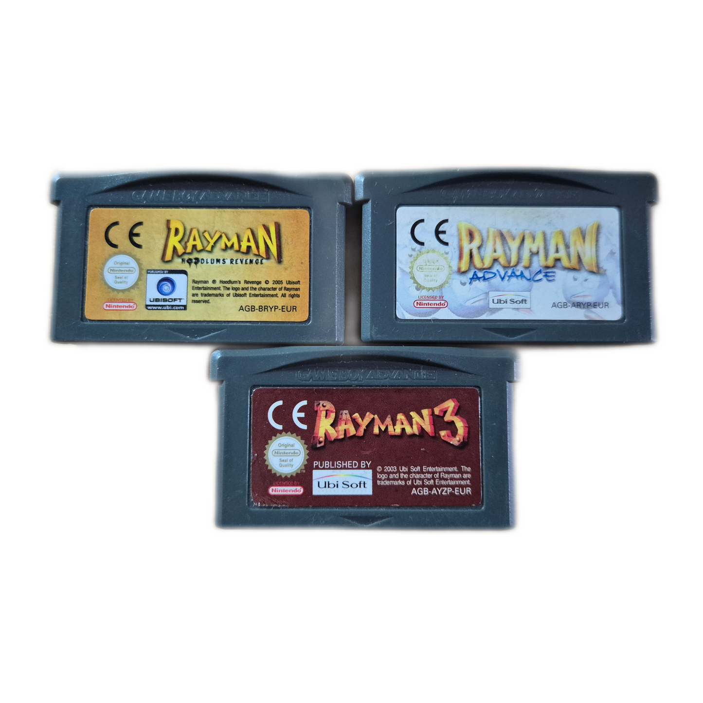Gameboy Advance Rayman Hoodlum´s Revenge + Rayman Advance + Rayman 3