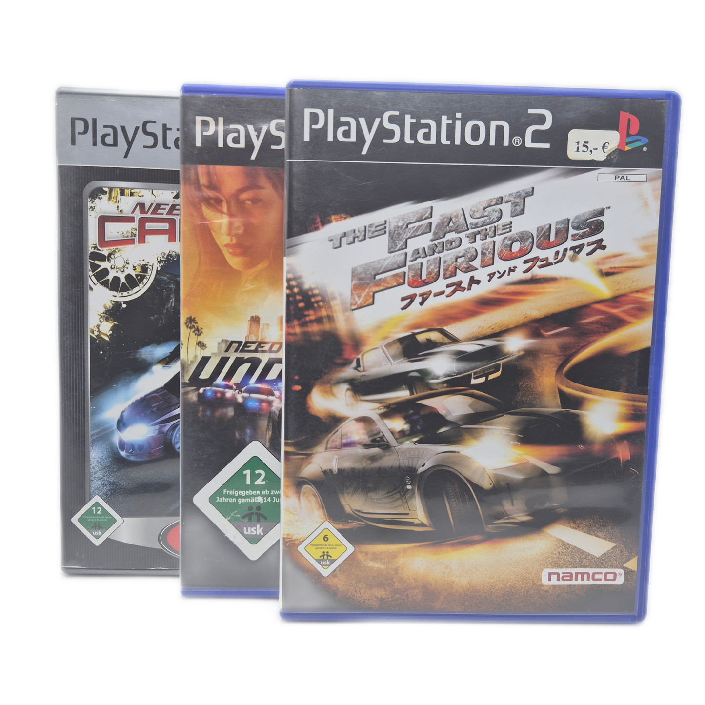 Need for Speed Carbon, Undercover, The Fast and the Furious - PlayStation 2