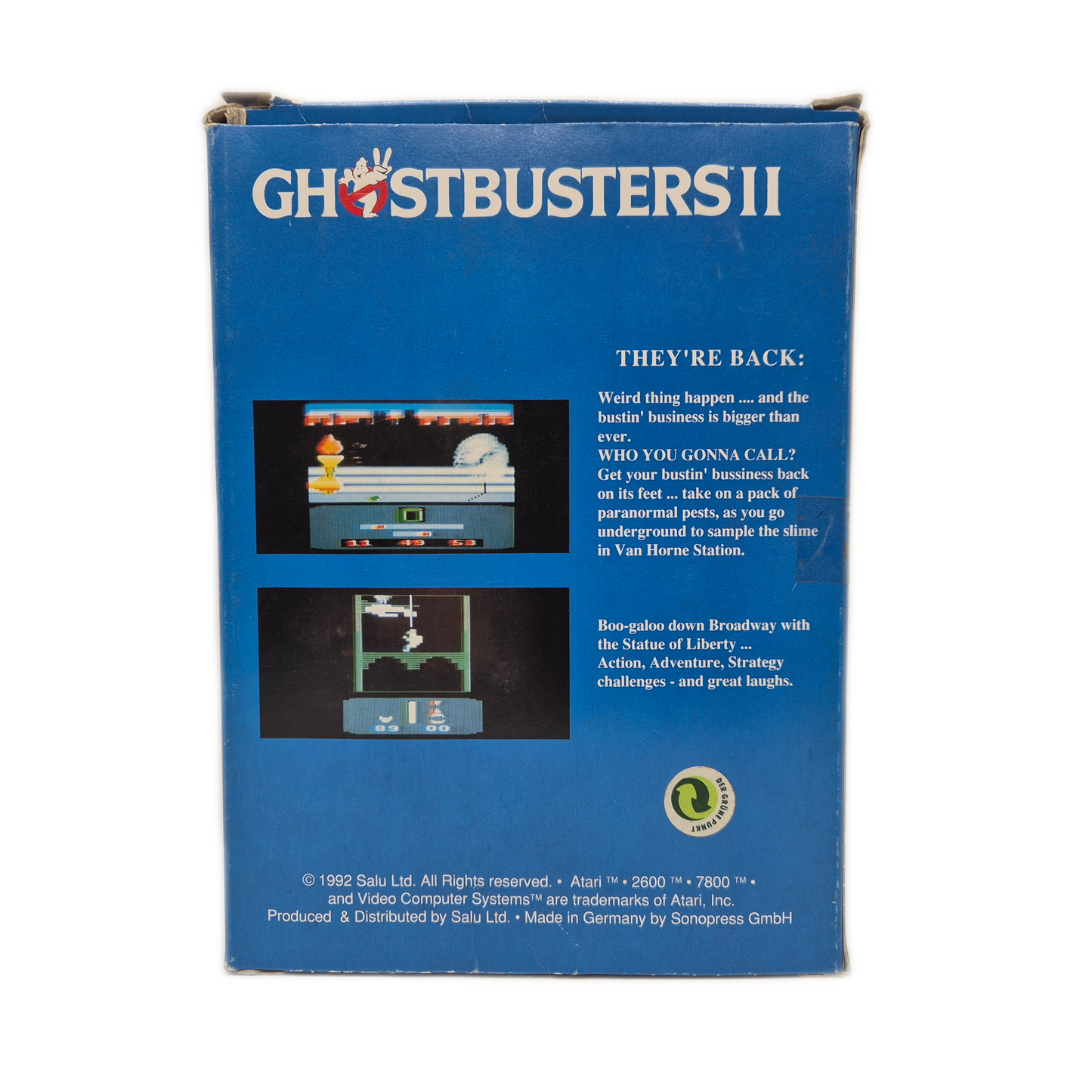 Ghostbusters II - Atari 2600 + Anleitung und OVP