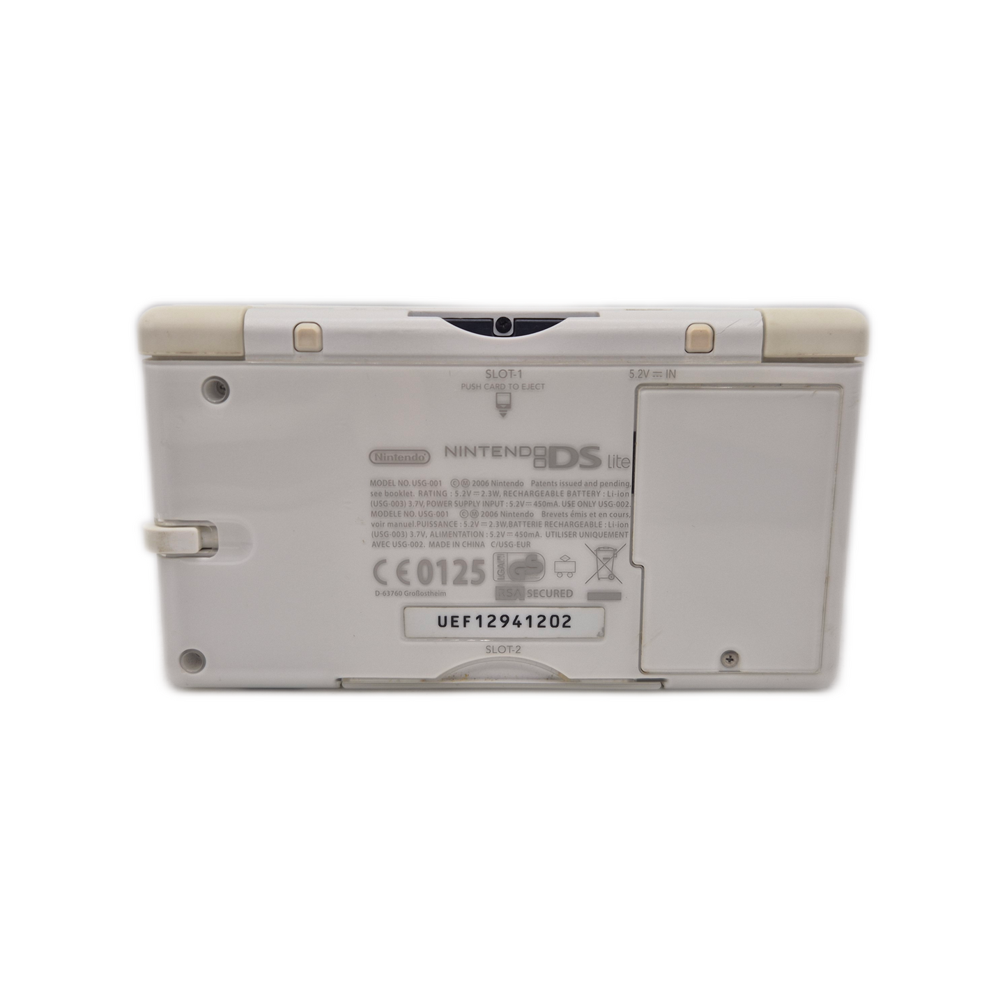 Nintendo DS Lite Weiß Konsole + 2 Spiele – Gebraucht