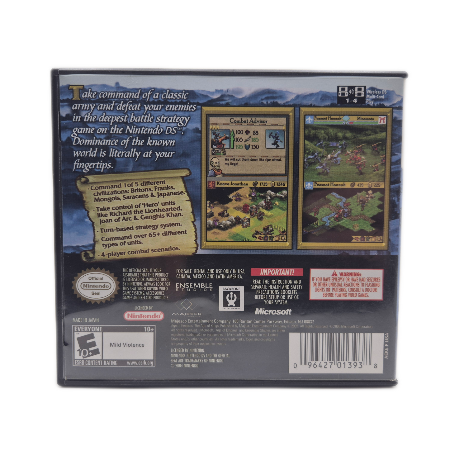 Age of Empires The Age of Kings (englisch) - Nintendo DS