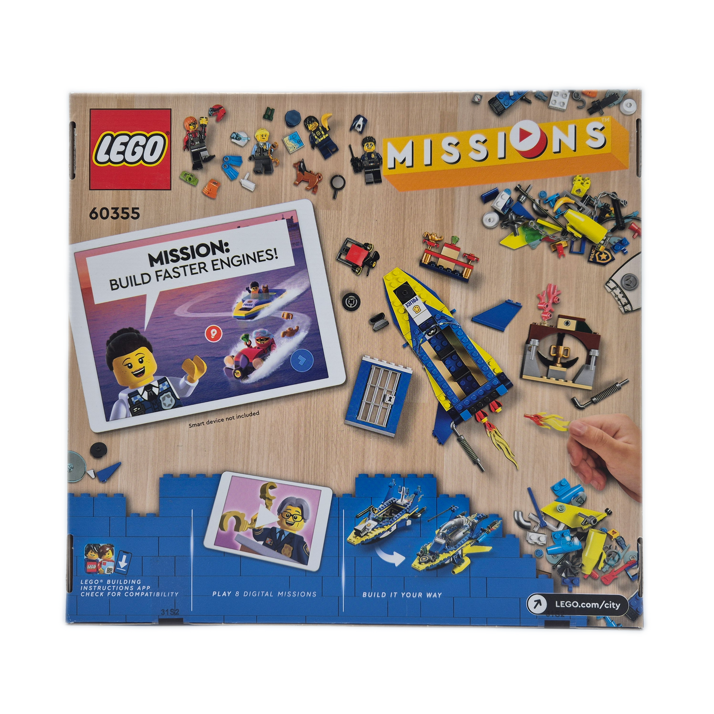 Lego 60355 - Detektivmissionen der Wasserpolizei – City