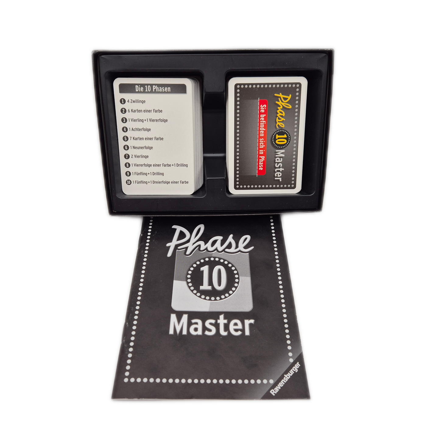 Phase 10 Master Ravensburger 2008 Kartenspiel komplett