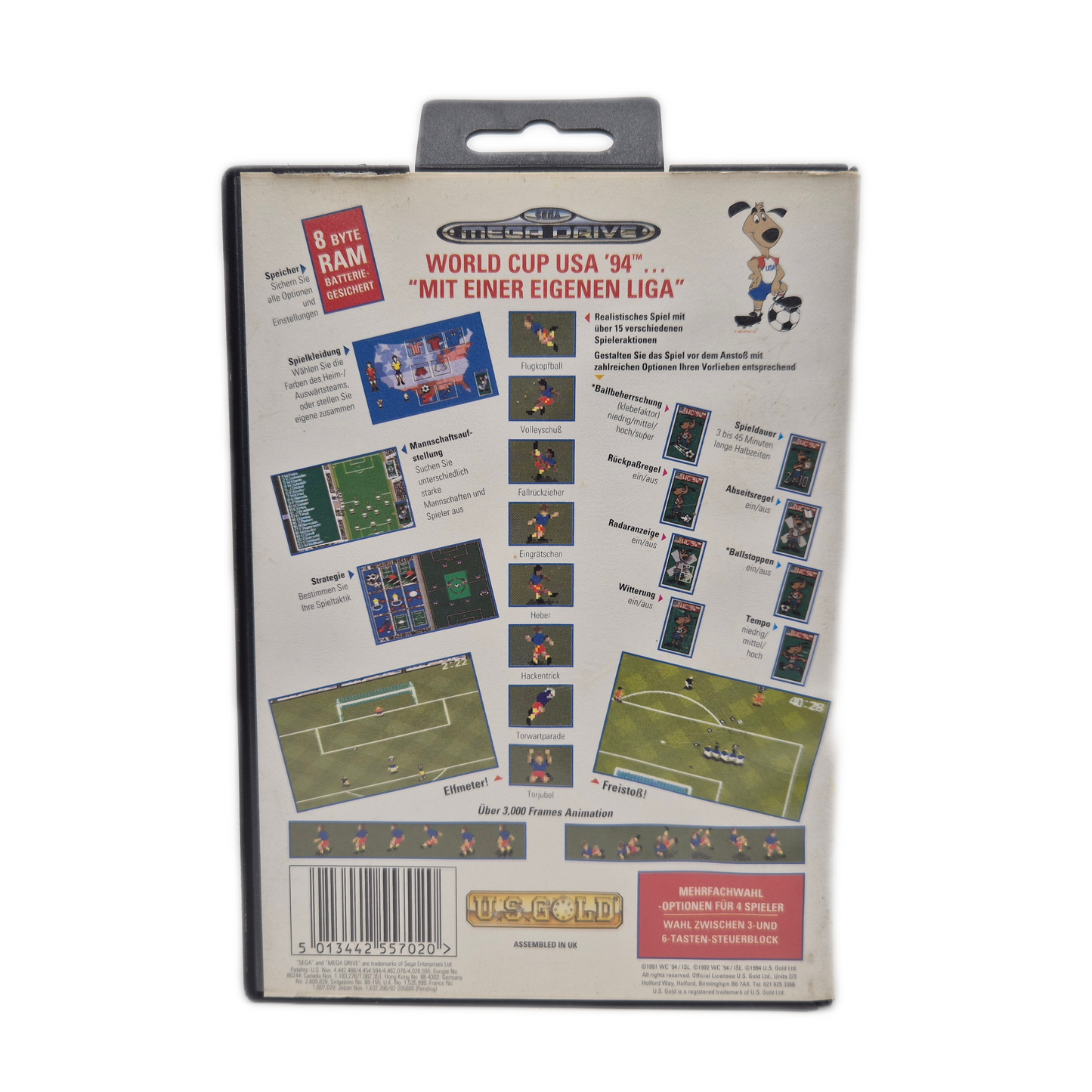 World Cup USA 94 – Sega Mega Drive Spiel