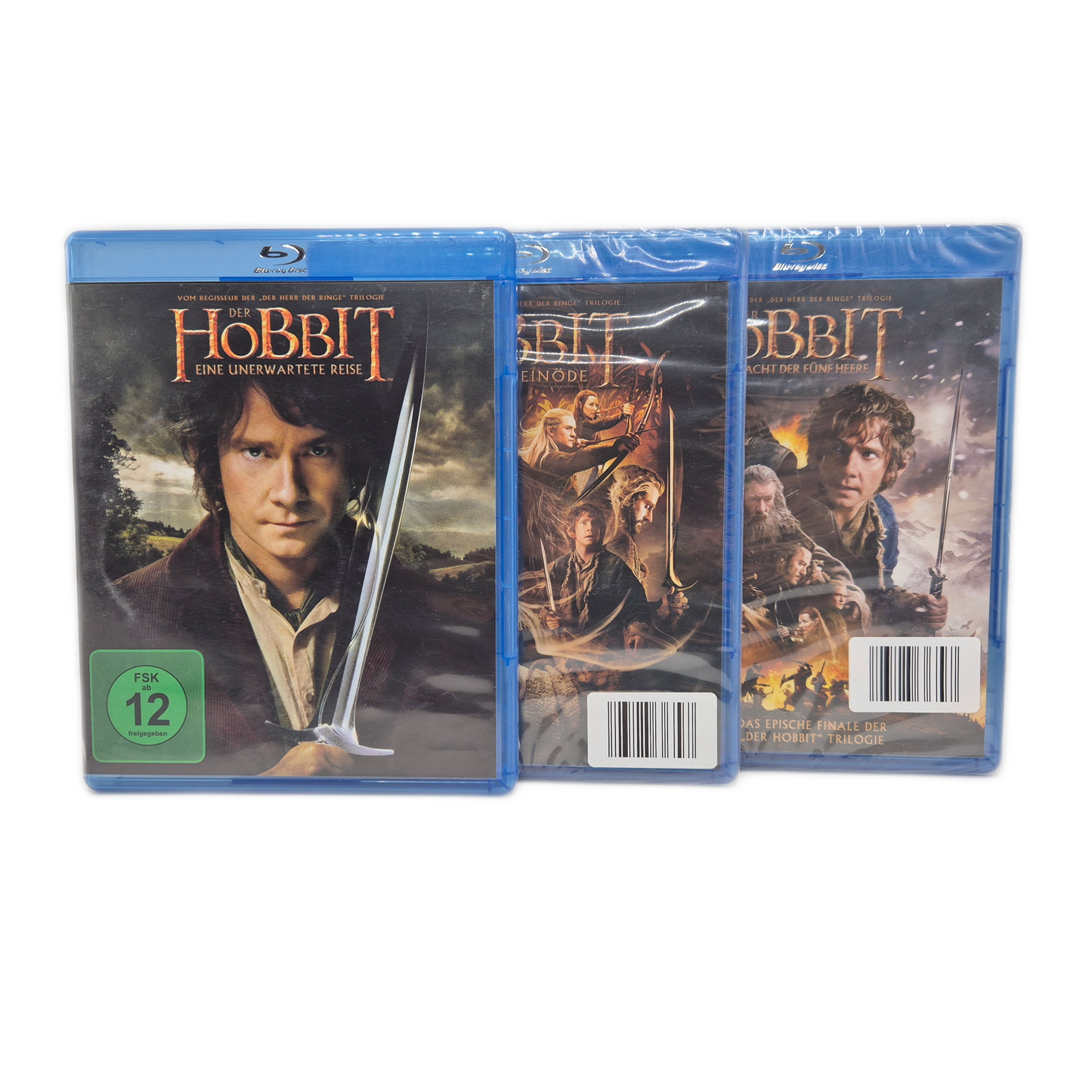 Blu-ray - Der Hobbit Trilogie 1-3 / teils ungeöffnet