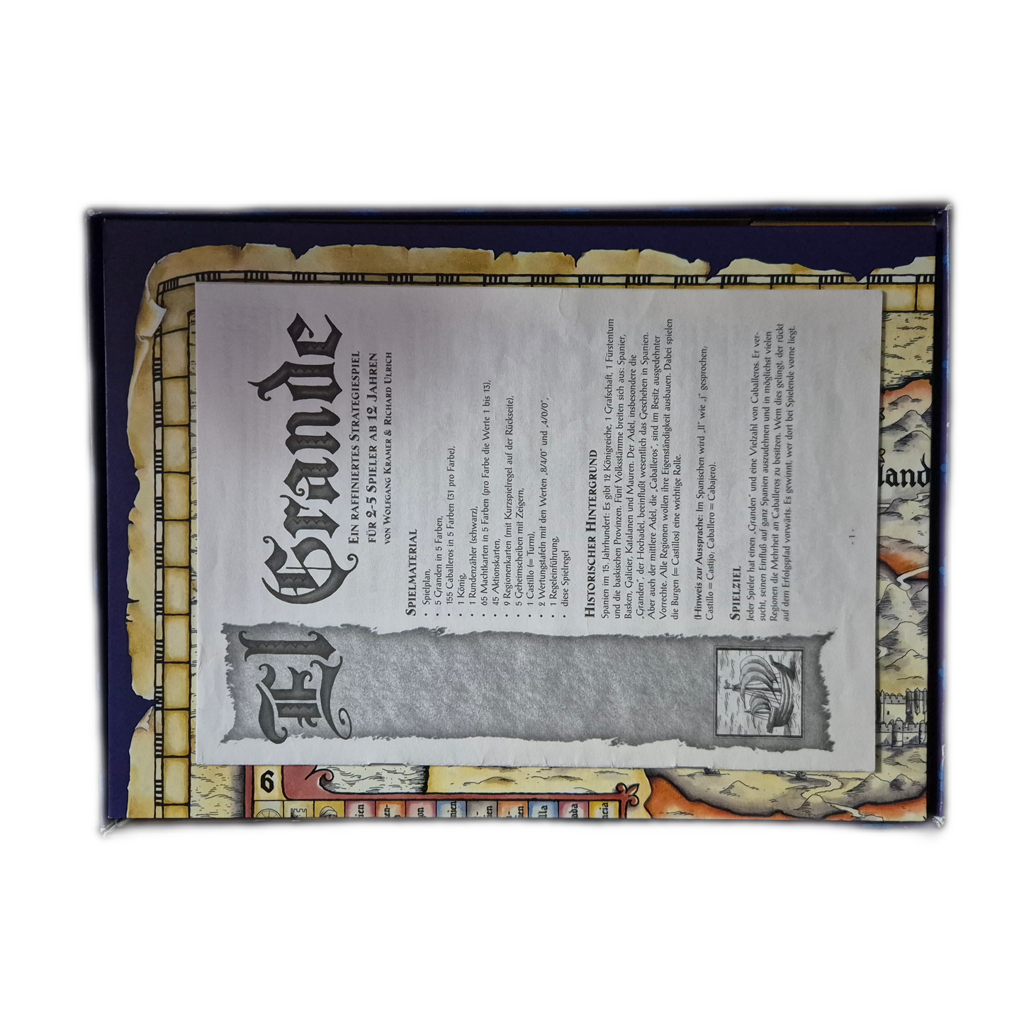 El Grande Der König und die Intriganten - Hans im Glück - Spiel des Jahres 1996