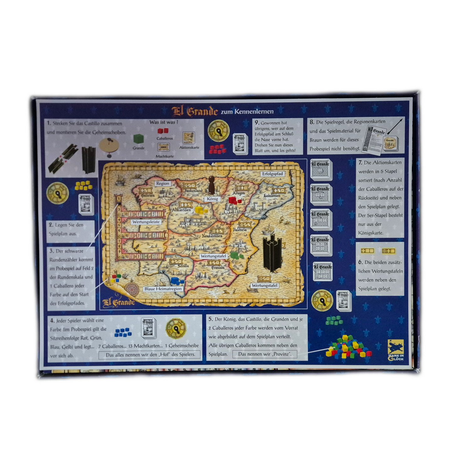 El Grande Der König und die Intriganten - Hans im Glück - Spiel des Jahres 1996