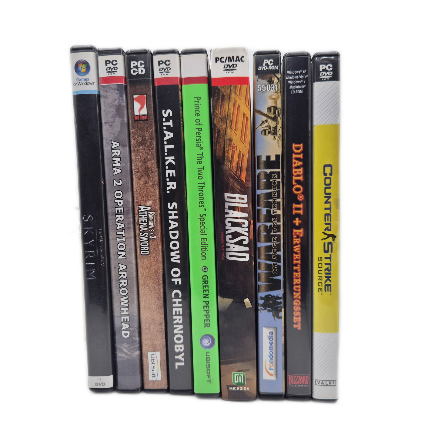 PC Spiele Bundle (ab 16) - Diablo, Blacksad, Counter Strike , Skyrim (9 Spiele)