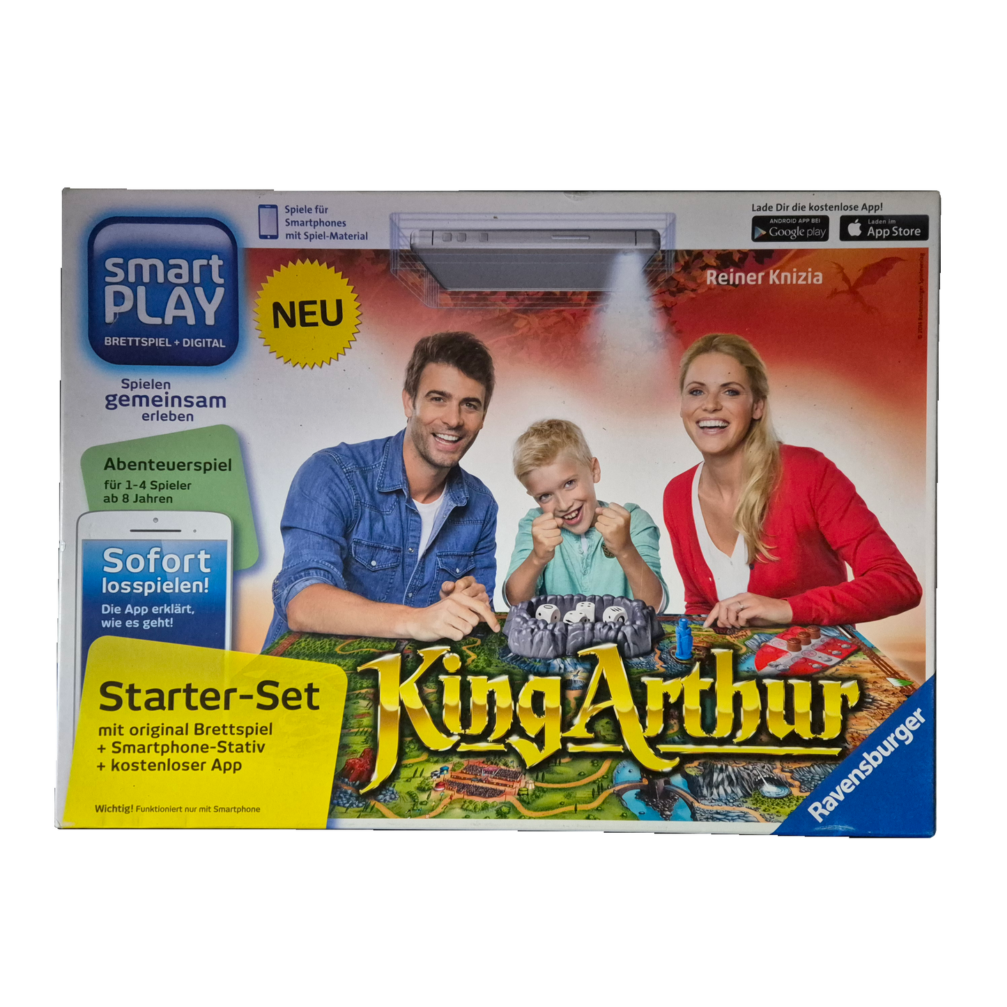 Ravensburger - King Arthur Starter Set Smart Play (2 Würfel fehlen)