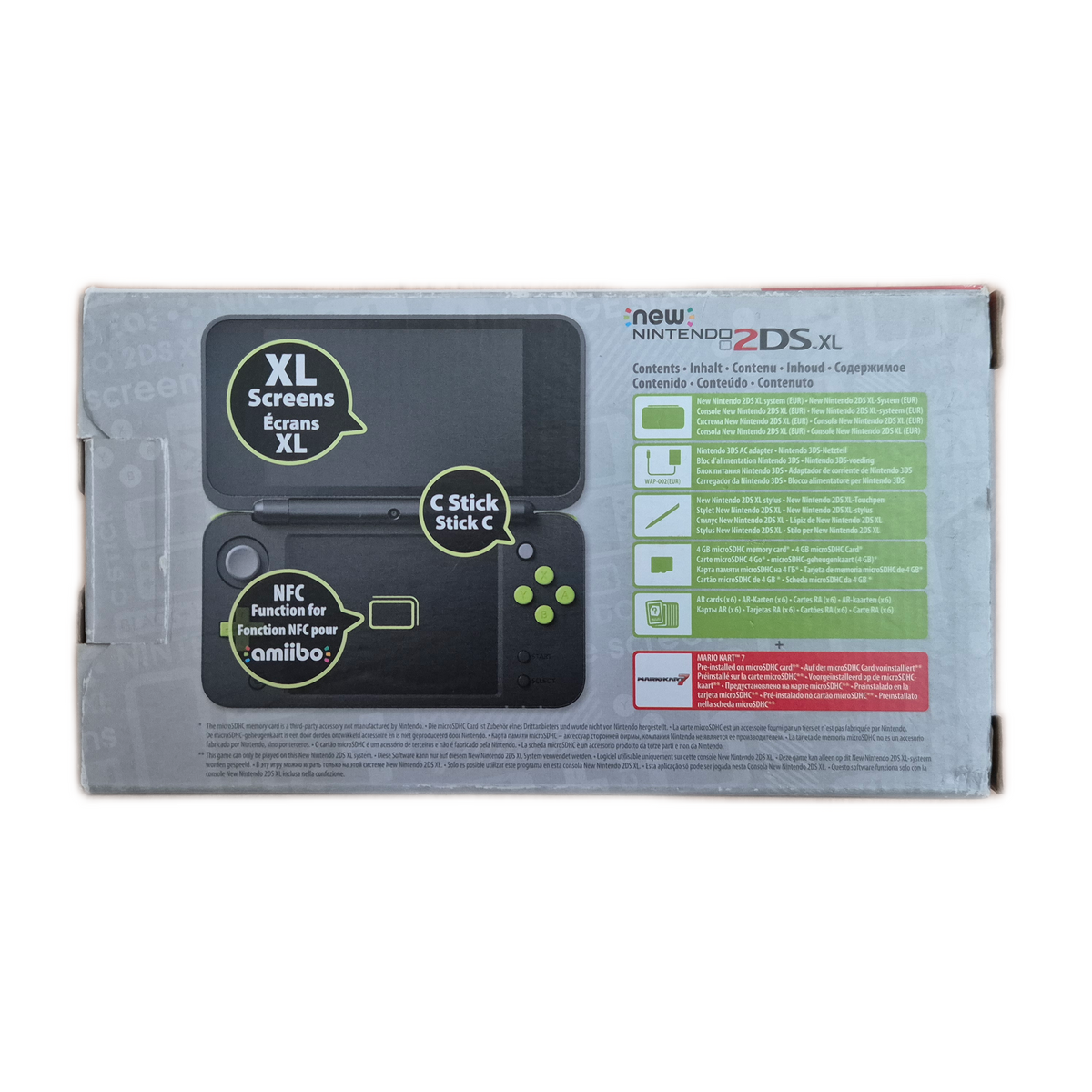 Nintendo New 2DS XL Türkis/Grün – Mario Kart 7 Edition – OVP