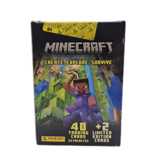 Panini Minecraft Create Explore Survive 40 Trading Cards 2023