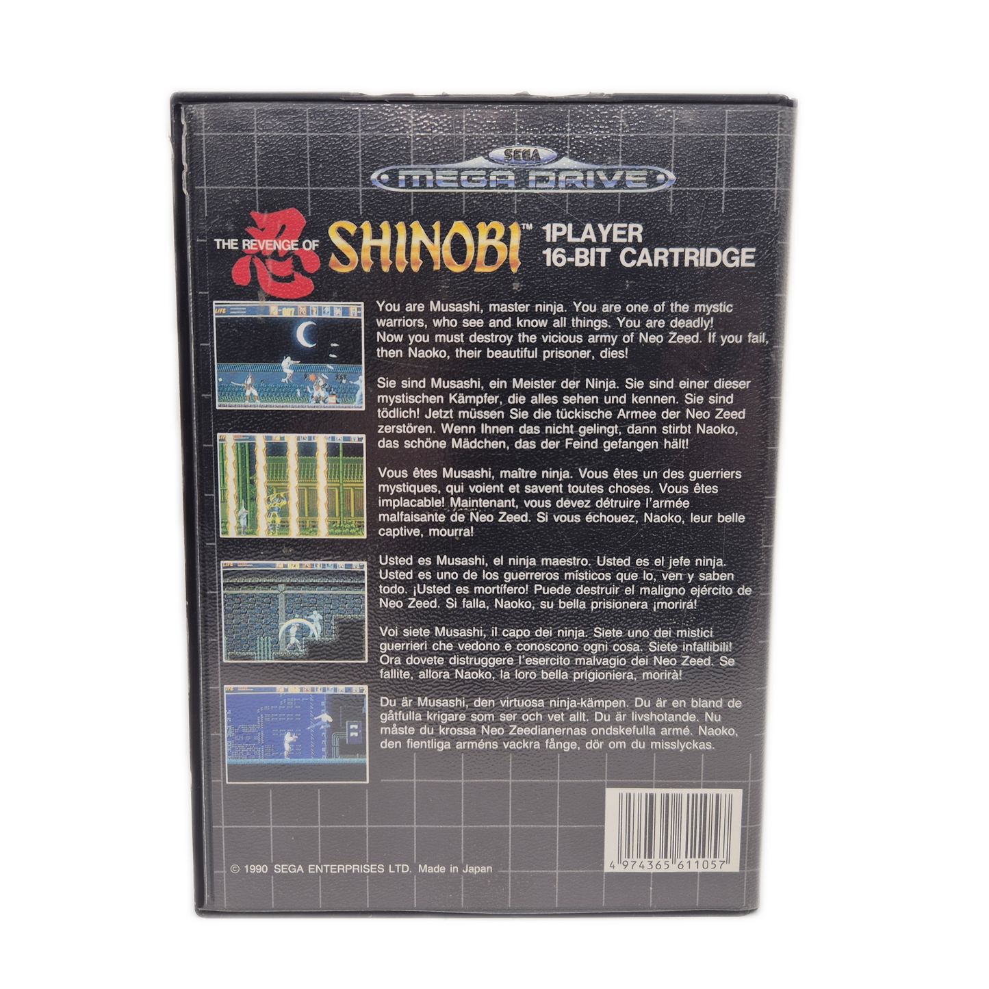 The Revenge of Shinobi – Sega Mega Drive Spiel