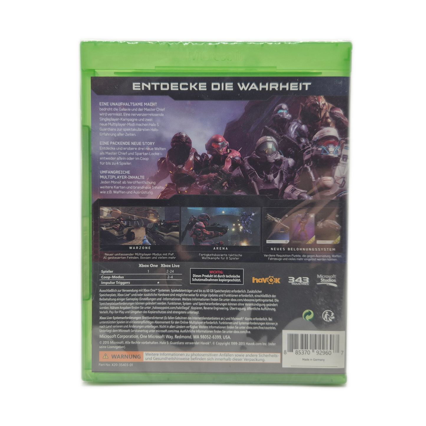 Halo 5 Guardians - Microsoft Xbox One - NEU