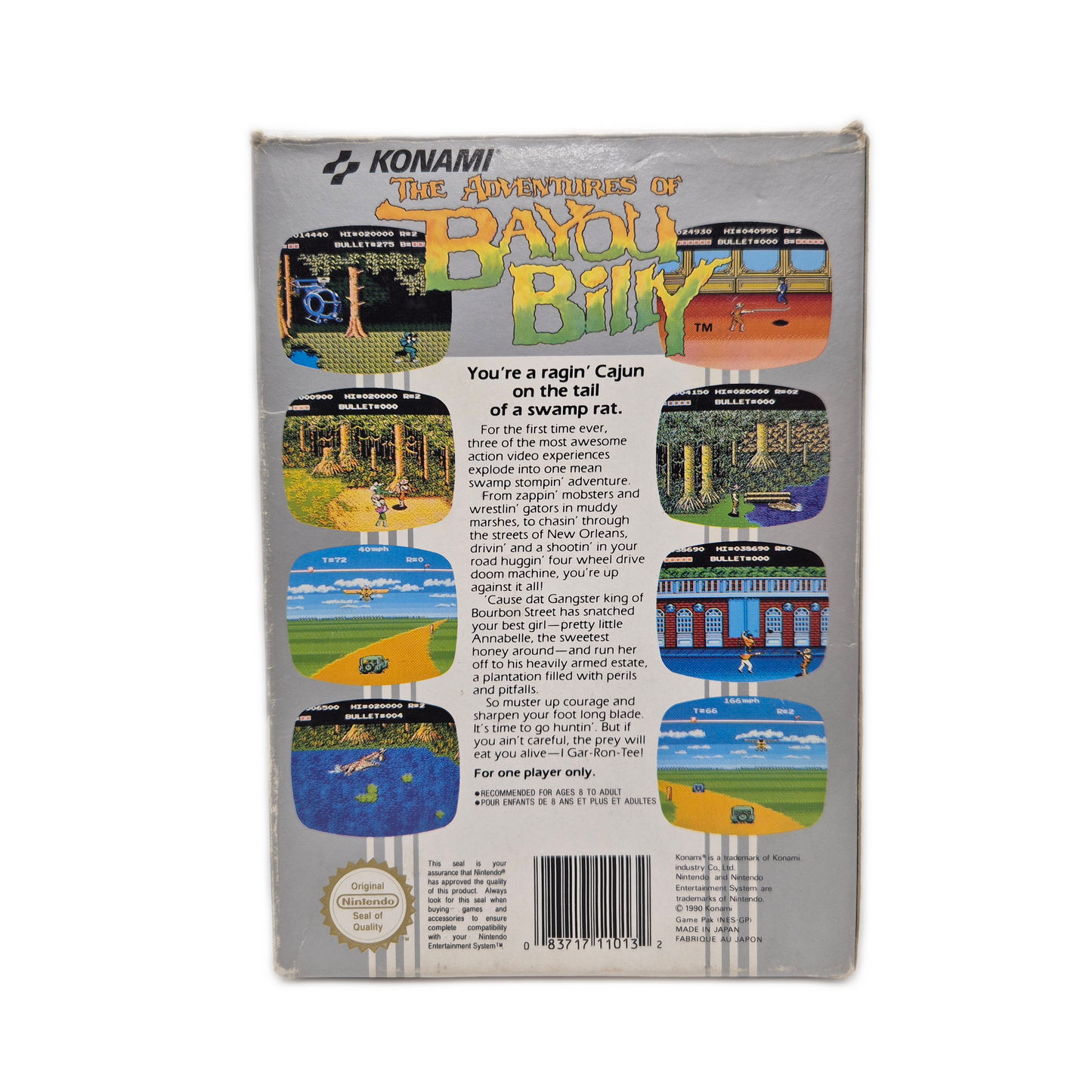 The Adventures of Bayou Billy - Nintendo Entertainment System (NES) Spiel & OVP