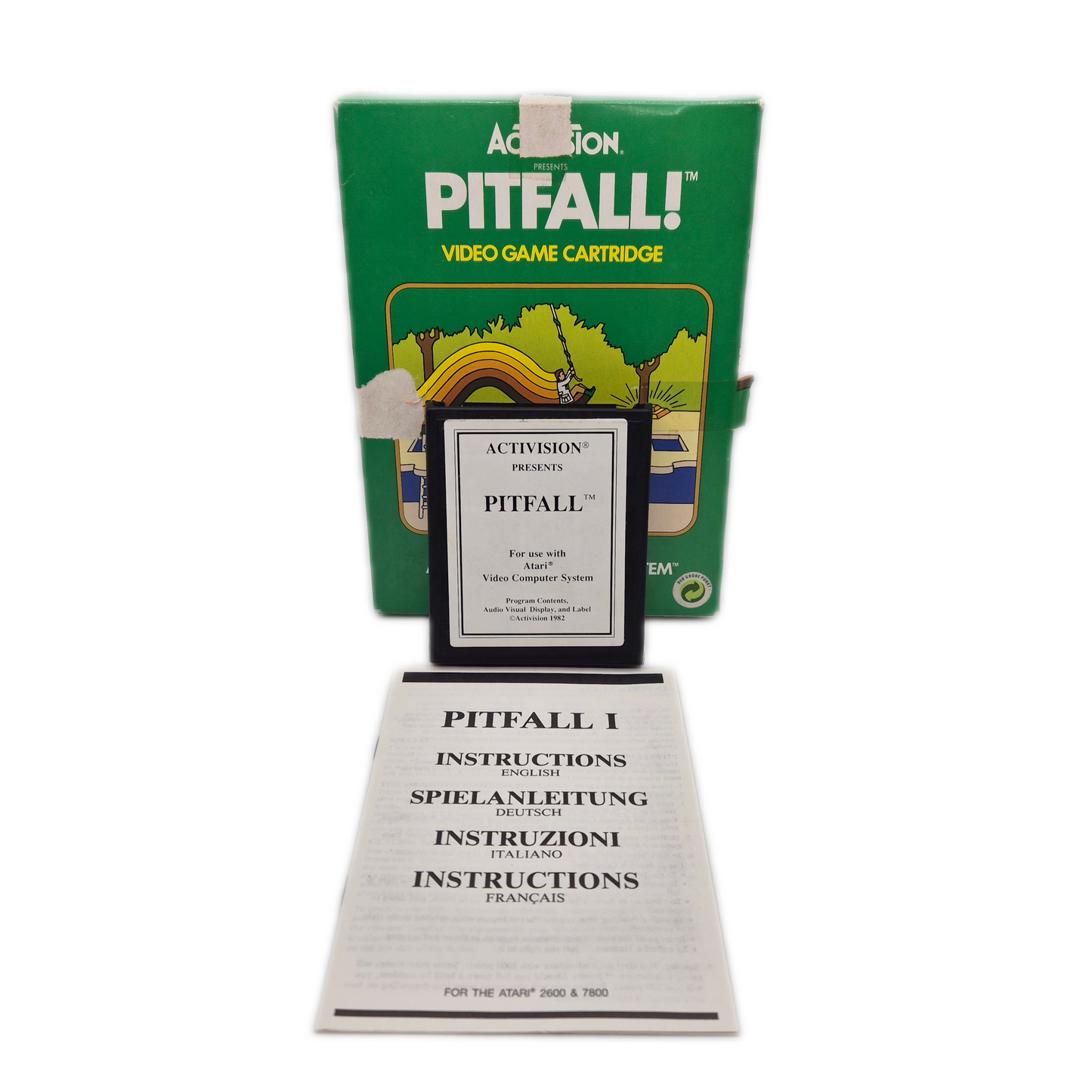 Pitfall! - Atari 2600 + Anleitung und OVP