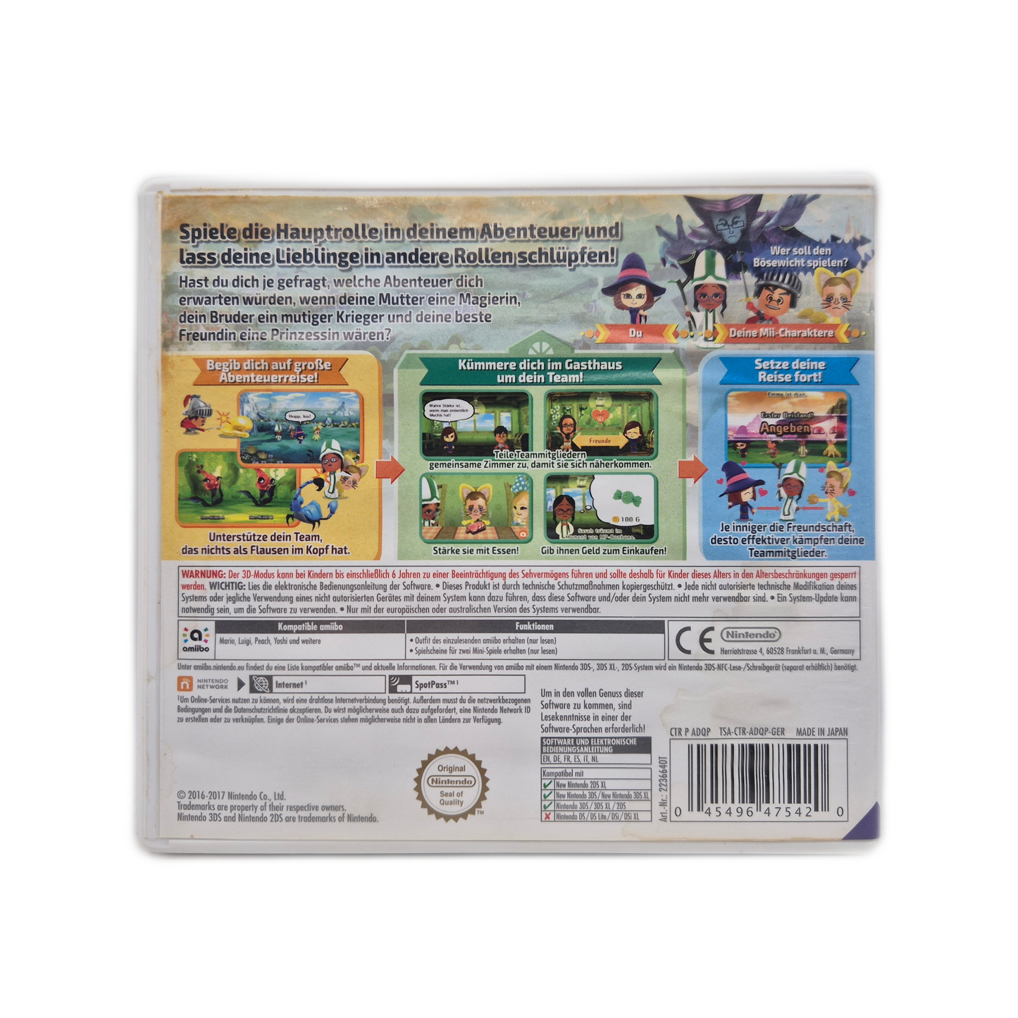Miitopia – Nintendo 3DS Spiel
