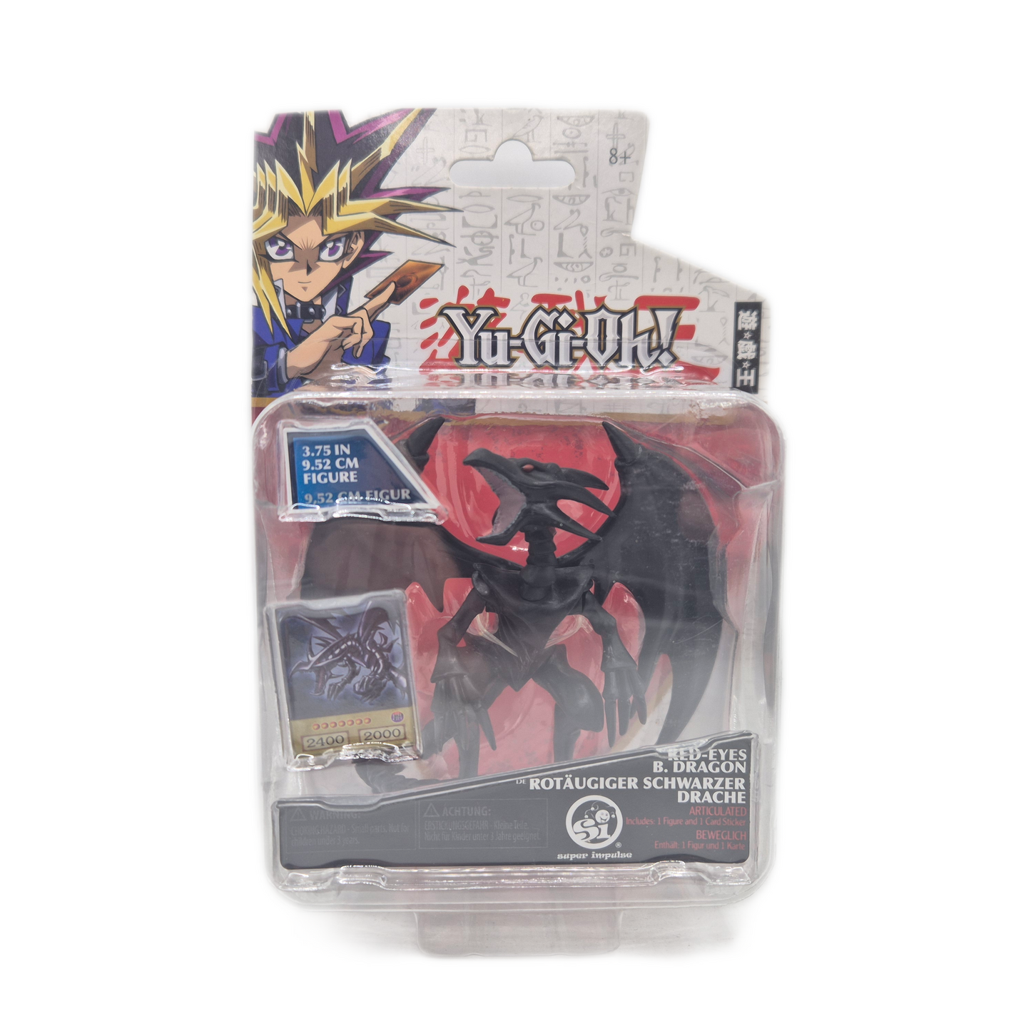 Yu-Gi-Oh! Rotäugiger Schwarzer Drache Red-Eyes B. Dragon Actionfigur