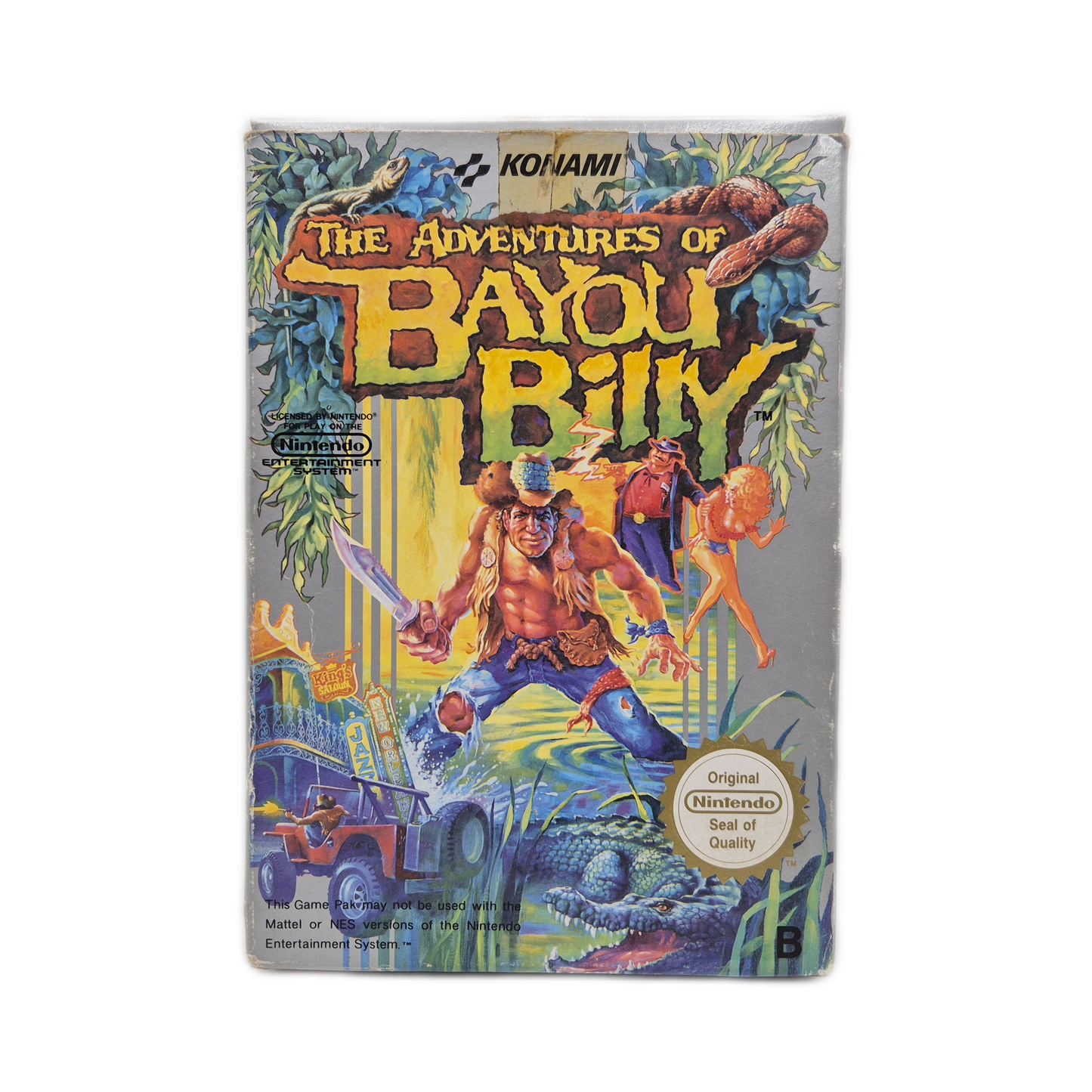 The Adventures of Bayou Billy - Nintendo Entertainment System (NES) Spiel & OVP