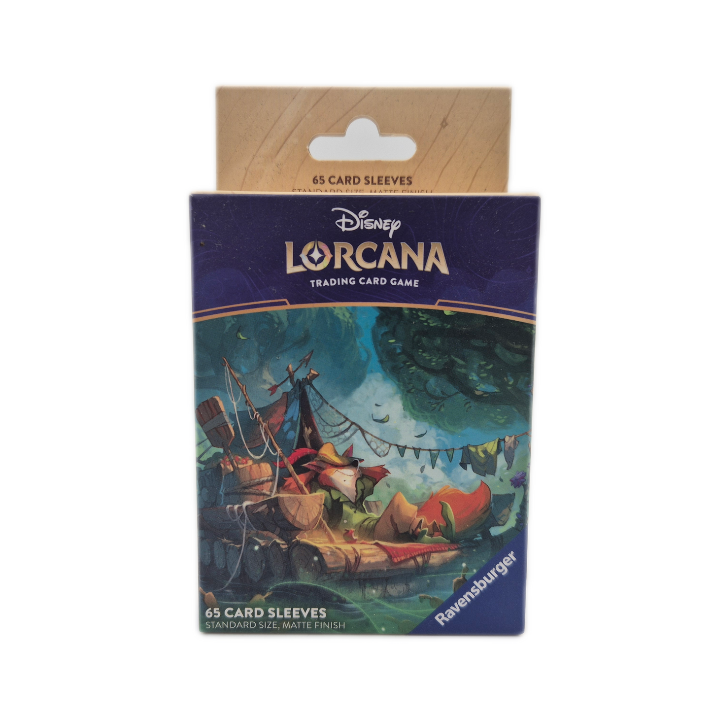 Disney Lorcana Die Tintenlande 65 Card Sleeves / Kartenhüllen - Robin Hood