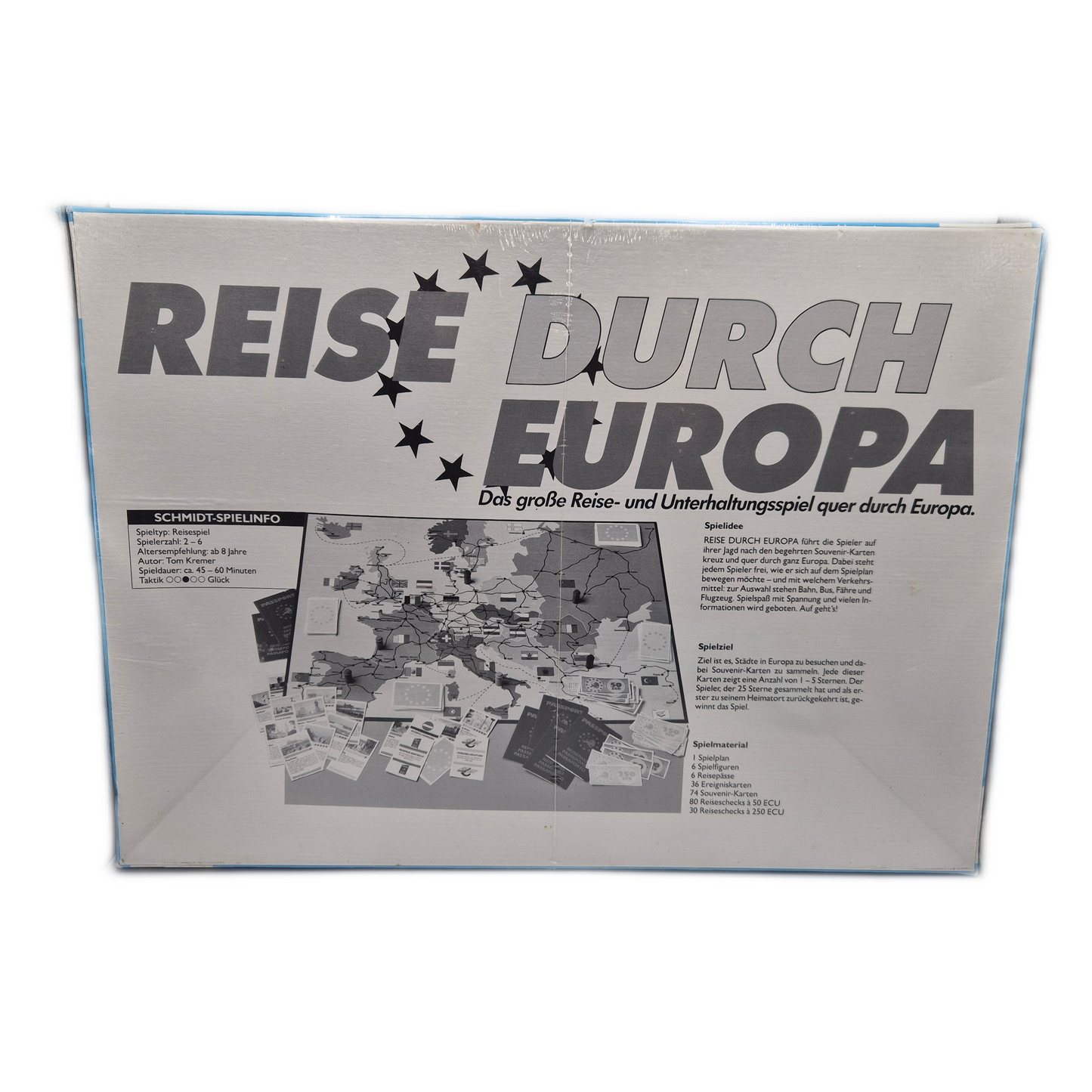 Schmidt Reise durch Europa mit Karte vor 1989 - neu