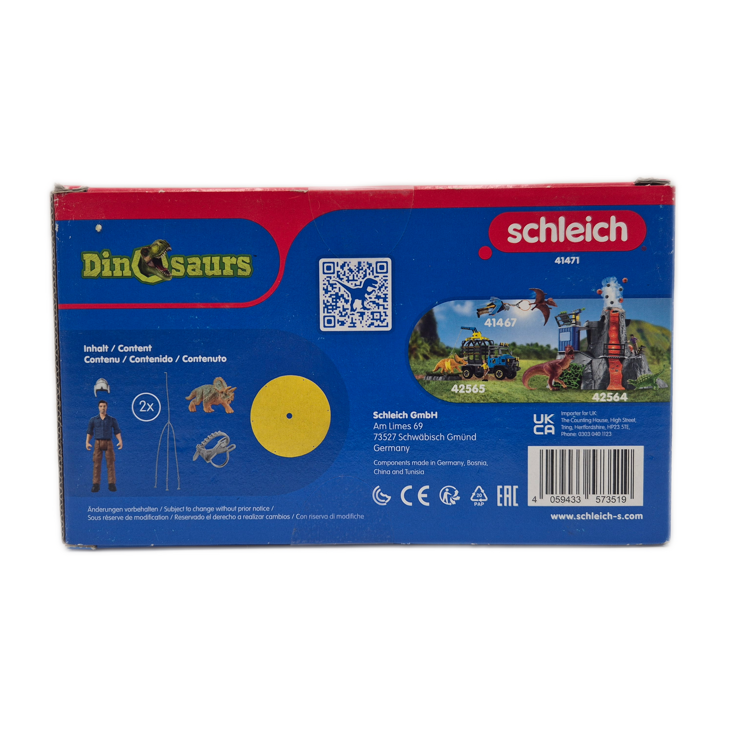 Schleich 41471 Dinosaurs Fallschirmrettung