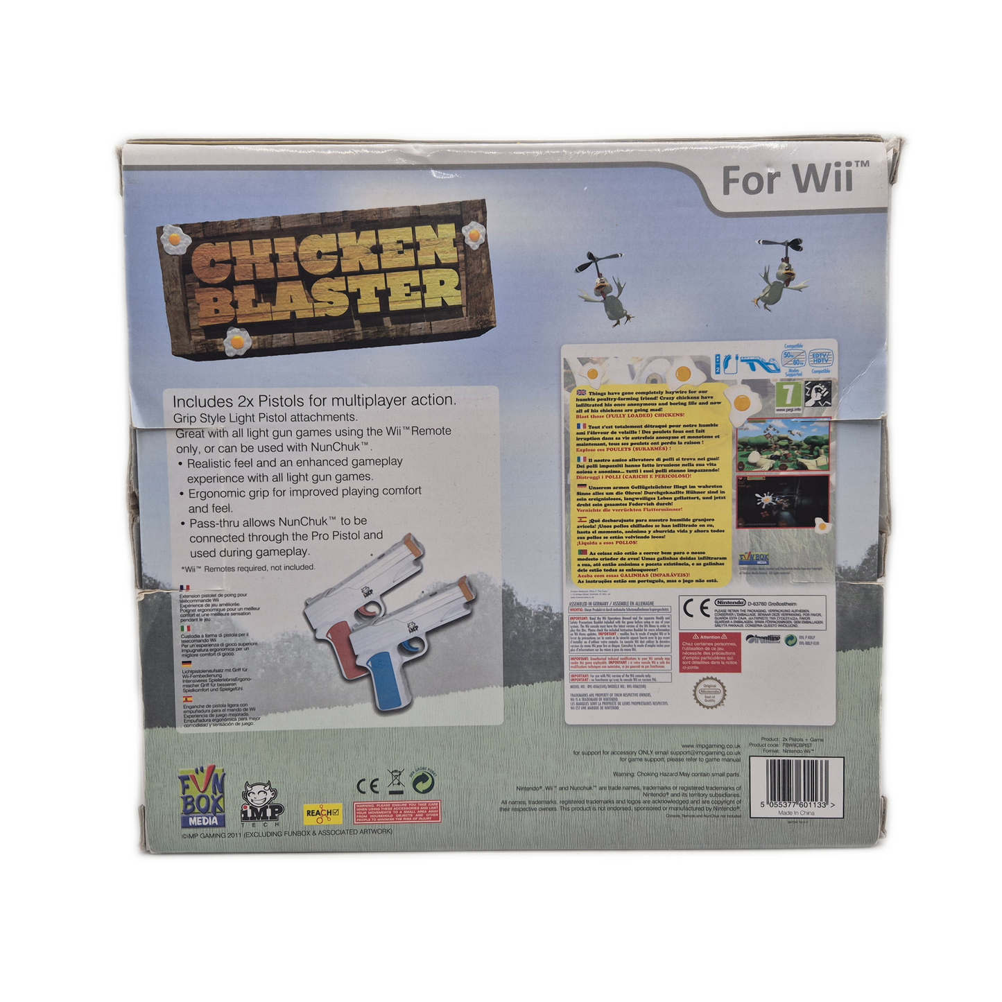 Für Wii Chicken Blaster Light Pistols ohne Spiel