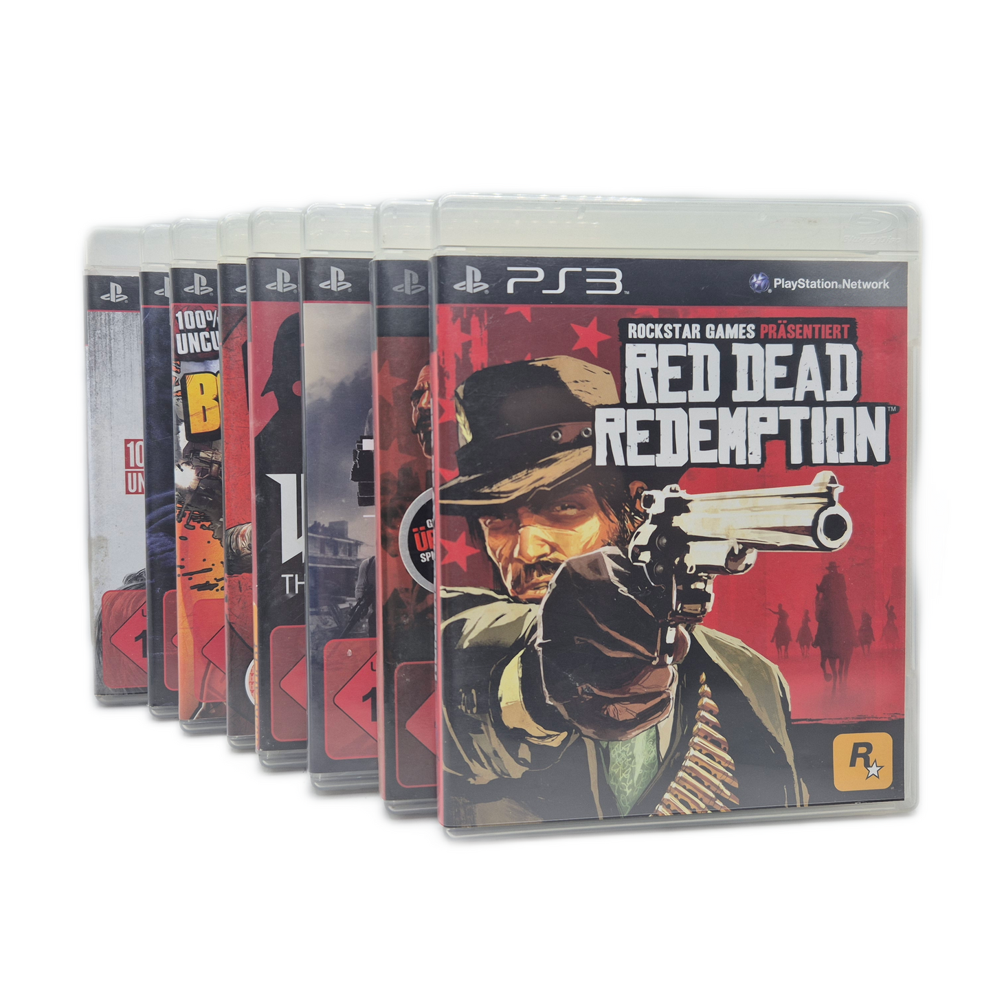 PlayStation 3 Spiele Bundle - Borderlands, Wolfenstein, Red Dead Red. (8 Spiele)