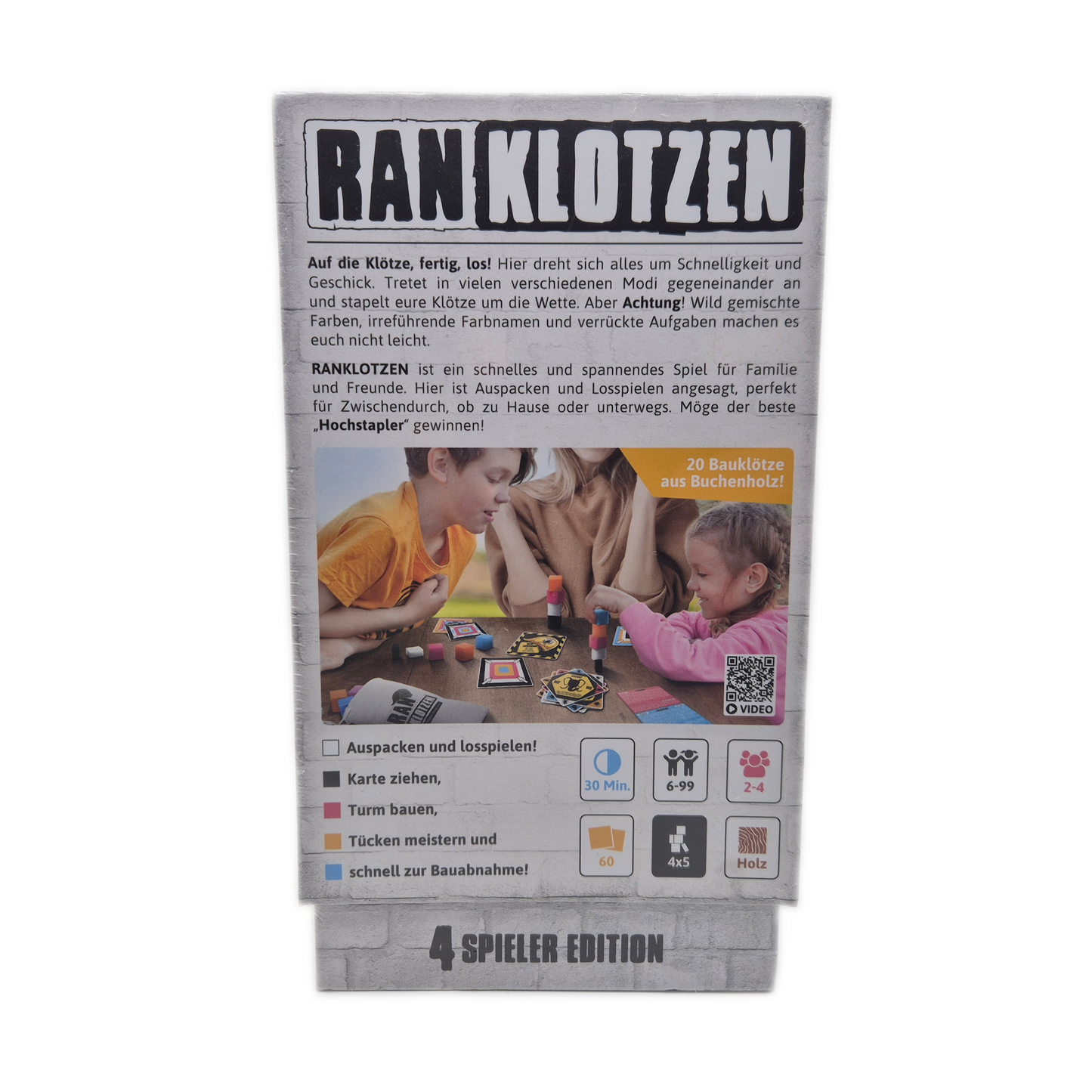 Ranklotzen "Auf die Klötze, fertig, los" - Denkriesen