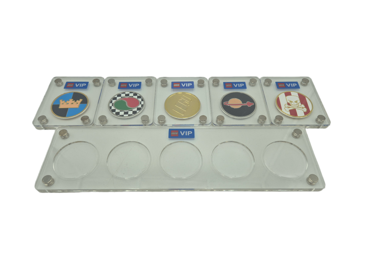 LEGO VIP Coins Münzen + Coin Case Etui, Castle Space Octan Pirates – Promotional