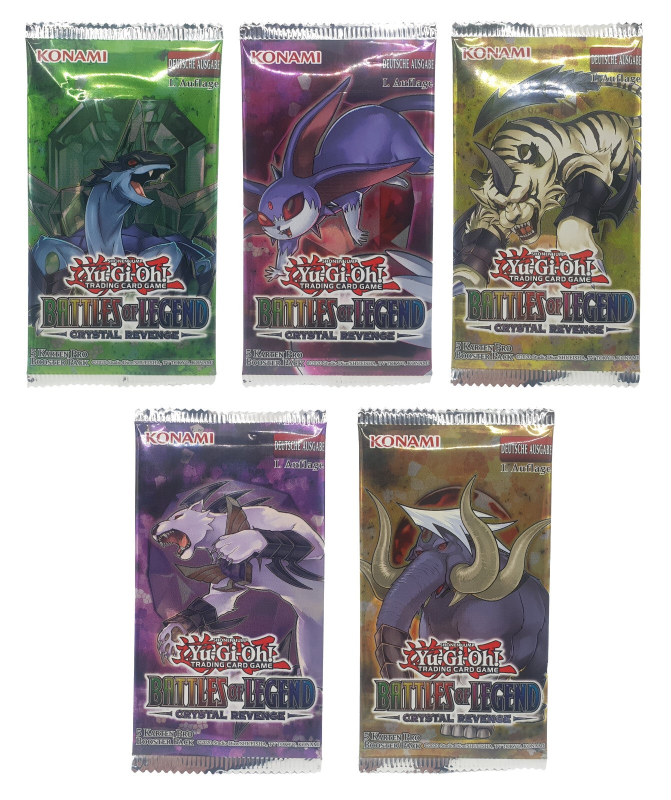Yu-Gi-Oh  - Battles of Legend Crystal Revenge Deutsch Booster
