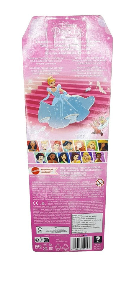 Disney Prinzessin Cinderella Puppe Spielfigur - Mattel